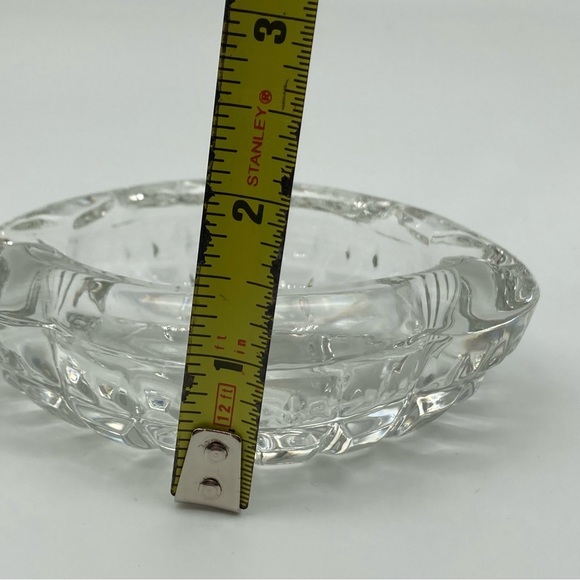 Crystal oval ashtray - Picture 2 of 7
